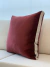 Almofada em Veludo Italian Marsala Quadrada - Cazachic | Almofadas Exclusivas