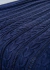Imagem do Manta Trança Azul Marinho - Ideal para Camas