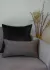 Almofada em Linho Tramado Marrom e Preto Retangular - comprar online