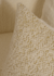 almofada de boucle offwhite