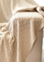 Manta Tricot Entrelace Offwhite