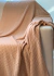 Manta Tricot Entrelace Rosé