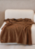 Manta Tricot Luxo Mocha Marrom - comprar online