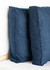 Almofadão em Linho Avulsa Casual - Cor: Azul Marinho - Cazachic | Almofadas Exclusivas