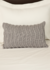Almofada de Tricot Cinza Claro Retangular - comprar online