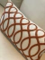 Almofada em Veludo Bordado Offwhite e Cobre New Collection Retangular - comprar online