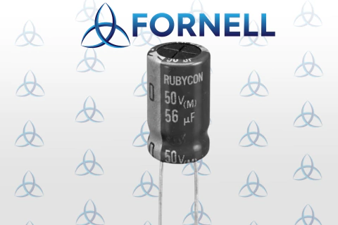 Capacitor Eletrolítico RD 56uF 50V 6x11mm - comprar online