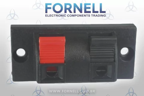 Borne Para Áudio WP2-3 2vias 5,3x2,3mm - comprar online