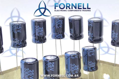 Capacitor Eletrolítico RD 330uF 25V 10x12,5mm