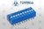 Chave Dip Swtich 10 Vias Azul