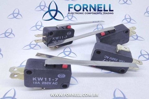 Chave Micro Switch Kw11-7 Com Haste 60mm