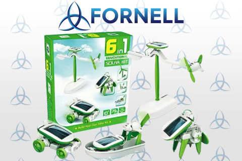 Kit Experimentos Solar 6 Em 1 - Com Inmetro