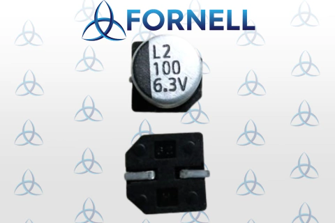 Capacitor Eletrolítico SMD 100uF 6,3V 5x5,7mm