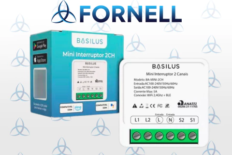 Mini Interruptor 2 Canais Wifi Inteligente Automação