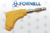 Pino Banana 4mm com Derivação Amarelo
