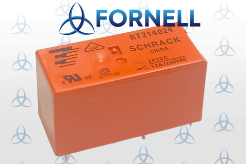 Relé RT214024 24VDC 12A/250VAC Schrack - comprar online