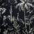 Papel de Parede Safari Tropical Preto, Bege e Cinza - Coleção Cores e Cenários 001044 | 10 metros | Cola Grátis - Ciça Braga