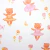 Papel de Parede Ursinha Bailarina Rosa e Bege - Coleção Bambine 0029 | 10 metros | Cola Grátis - Ciça Braga