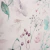 Detalhes da estampa do Painel de Parede Floral Rosa e Turquesa Aquarela - Coleção Enfant - ATE003 | Tamanho Personalizado - Venda Sob Medida | Cola Grátis - Ciça Braga