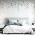 Ambiente decorado com o Painel de Parede Folhagem Pendente Verde e Azul - Coleção Personnalité - ATP042 | Tamanho Personalizado - Venda Sob Medida | Cola Grátis - Ciça Braga