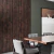 Ambiente decorado com o Painel Ripado Urban Corten Autocolante 10x1 cm - Rolo com 2,5 metros | Coleção Meu Rodapé - RPDOL-17 - Ciça Braga
