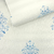 Rolo do Papel de Parede Colonial com Textura Azul  e Off-White - 10 metros | 1050402 - Ciça Braga
