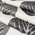 Textura do Papel de Parede Folhagem Branco e Preto - 9,50 metros | 156-361005C - Ciça Braga