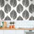 Decoração de Cozinha moderna com Papel de Parede Folhagem Branco e Preto - 9,50 metros | 156-361005C - Ciça Braga
