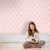 Decoração com Papel de Parede Geométrico Rosa para Decoração Delicada de Quarto Teens - Coleção Abracadabra - 181126 | 9,50 metros | Cola Grátis