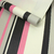 Detalhes do Papel de Parede Listrado Rosa, Preto e Cinza - Coleção Algodão Doce - 190950Q - 9,50 metros | Cola Grátis