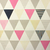 Papel de Parede Geométrico Triângulos Rosa, Cinza e Preto 190951 | 9,50 metros | Cola Grátis