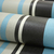Zoom do Papel de Parede Infantil Listrado Azul, Preto e Cinza - Coleção Algodão Doce - 190954BB - 9,50 metros | Cola Grátis