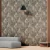 Ambiente decorado com o Papel de Parede Folhagem Moderna Marrom e Cinza - Coleção Namur 25062 | 10 metros | Cola Grátis - Ciça Braga