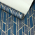 Detalhes do Papel de Parede Geométrico Estilizado Azul e Nude - 9,50 metros | 283-66084 - Ciça Braga