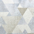 Papel de Parede Geométrico Triângulos Cinza, Azul, Cáqui e Off-White - Importado Lavável - Suite (Italiano) - SUT-30373 - Ciça Braga