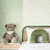 Ambiente decorado com o Papel de Parede Linho Verde Claro Leve Brilho - Coleção Texture III 3044 | 10 metros | Cola Grátis - Ciça Braga