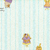 Papel de Parede Boneca e Listras Tons de Azul e Colorido - Kawayi - Importado Lavável | 312401 - Ciça Braga