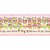 Faixa de Parede Bonecas de Pano Rosa e Colorido - Kawayi - Importado Lavável | 332406 - Ciça Braga