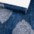 Detalhes do Papel de Parede Mandalas Efeito Manchado Azul e Prata - Coleção Lord II - 66127 | 9,50 metros | Cola Grátis