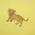 Outros detalhes do Papel de Parede Cachorrinhos Amarelo - Coleção Bosque da Imaginação 80942 | 10 metros | Cola Grátis - Ciça Braga