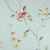 Papel de Parede Flores e Pássaros Azul, Vinho e Verde - 10 metros | 811057 - Ciça Braga