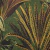 Mais detalhes da estampa do Papel de Parede Folhagem e Garças Verde Escuro e Marrom - Coleção Flora 84759 | 10 metros | Cola Grátis - Ciça Braga