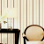 Sala decorada por Papel de Parede Listrado Bege e Vermelho - Coleção Classic Stripes - 10 metros | 889091 - Ciça Braga