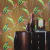 Sala decorada por Papel de Parede Folhagem Estrelícia Cobre, Verde e Vermelho - 10 metros | 970106 - Ciça Braga