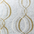 Papel de Parede Ondas Prata, Dourado e Off-White Brilho - Coleção Bright Wall - 10 metros | 980601 - Ciça Braga
