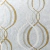 Papel de Parede Ondas Prata, Dourado e Off-White Brilho - Coleção Bright Wall - 10 metros | 980601 - Ciça Braga