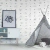 Ambiente infantil decorado por Papel de Parede Imaginação para Colorir Branco e Preto - Play - Importado Lavável | 98108  (Italiano) - Ciça Braga