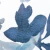 Detalhes da estampa do Papel de Parede Flores Azul Escuro - Coleção Brisa do Mar BDM-28 | 10 metros | Cola Grátis - Ciça Braga