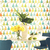 Cozinha decorada com o Papel de Parede Pera Laranja e Amarelo e Azul - Bistrô - Importado Lavável | 8655 (Americana) - Ciça Braga