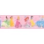 Faixa de Parede Princesas Rosa - Coleção Disney York - 4,57 metros | 5945 | Cola Grátis